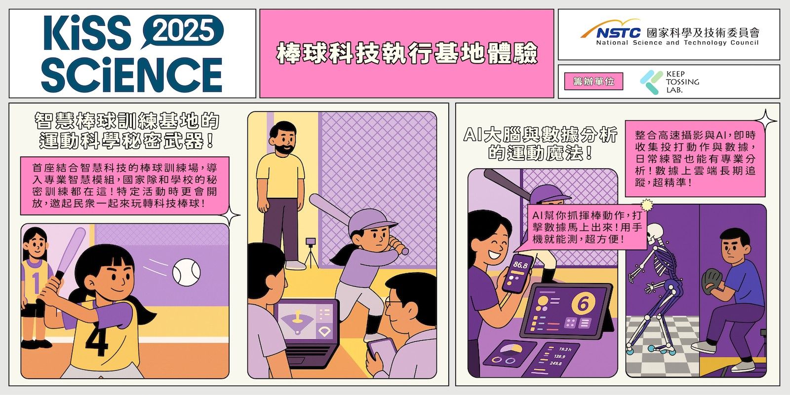  棒球科技執行基地體驗